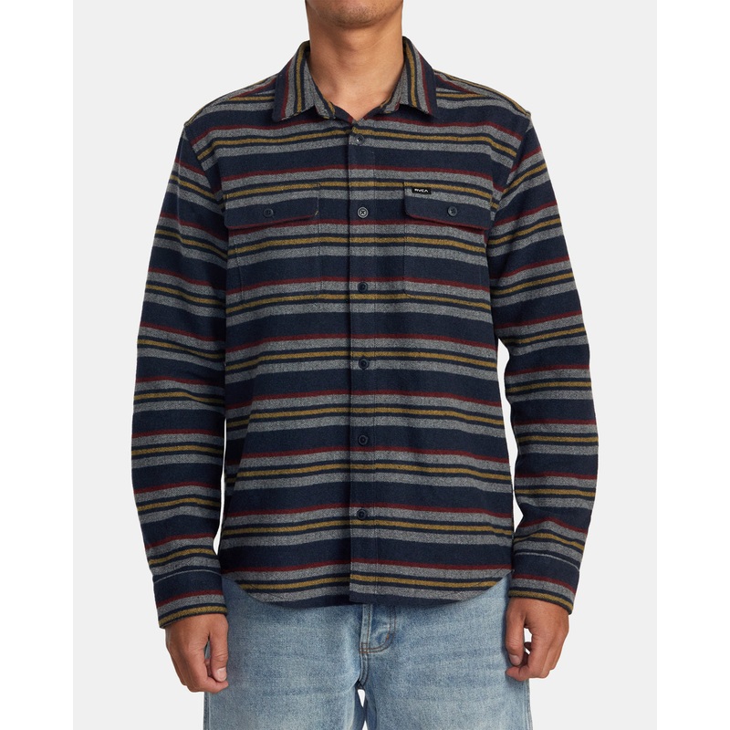 Camisa Rvca Blanket – Navy|Blue|S|M|L|XL
