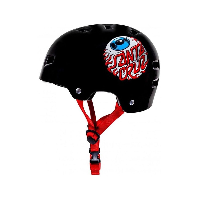 Casco de Skateboard Nio Bullet x Santa Cruz Eyeball – Black
