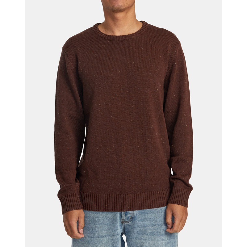 Jersey RVCA Neps – Red Earth|Brown|M|L|XL