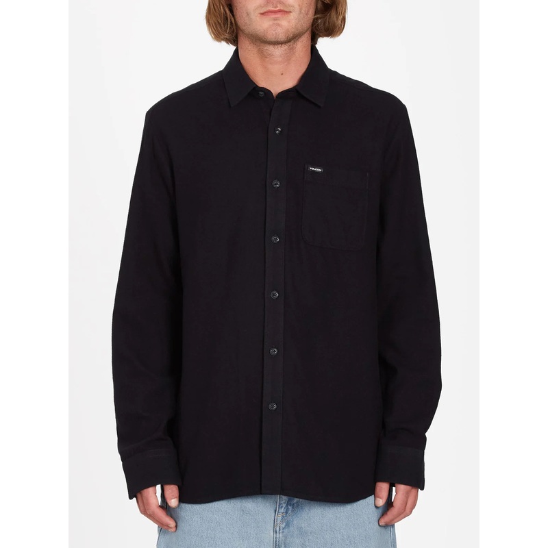 Camisa Manga larga Volcom Caden Solid – Black
