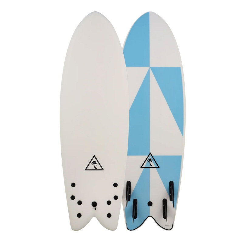 5’8 Heritage Retro Fish Quad|White|5’8