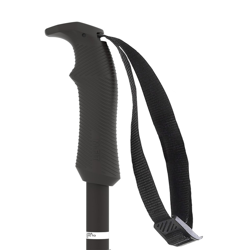 AMT Ski Poles 2024|115cm|120cm|125cm|130cm|Black