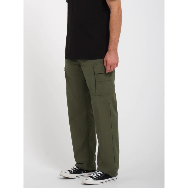 Pantaln Cargo Volcom Squads Cargo Loose Tapered – Squadron Green