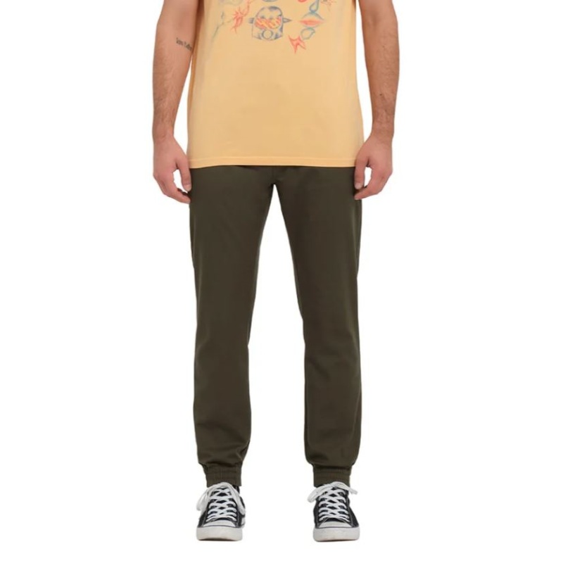 Pantaln elstico Volcom Frickin Slim Jogger – Squadron Green
