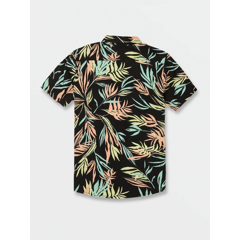 Camisa Volcom Bleeding Leaf – Black