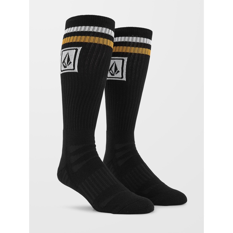 Calcetines Volcom High Stripe Ramp Stone Skate – Black(37-42)
