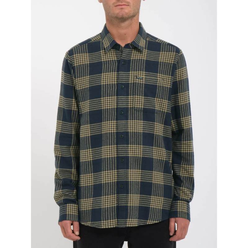 Camisa Volcom Caden Plaid – Navy