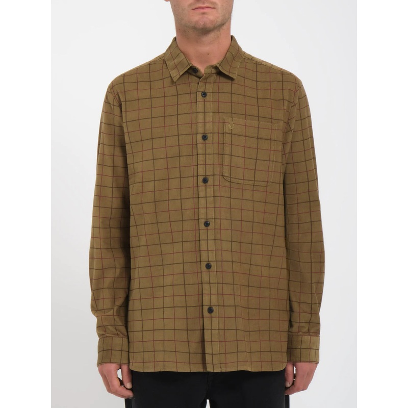 Camisa Volcom Zander – Dark Khaki