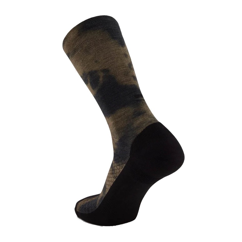 Merino Snow Socks 2024|Medium|Large|Extra Large|Small|Olive Tye Dye|Aoraki Lily