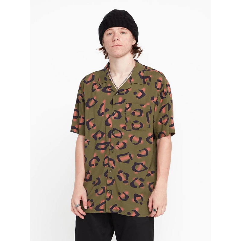 Camisa Volcom Stone Party Animals – Military