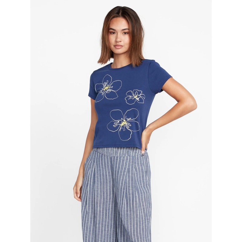 Camiseta Chica Volcom Coco Ho Babydoll – Navy