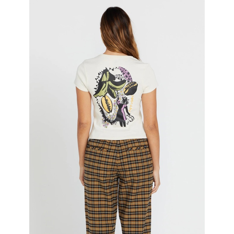 Camiseta Chica Volcom Dede Baby Tee – Cloud