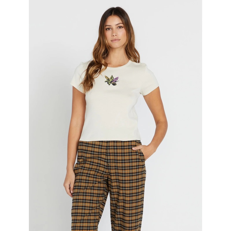Camiseta Chica Volcom Dede Baby Tee – Cloud