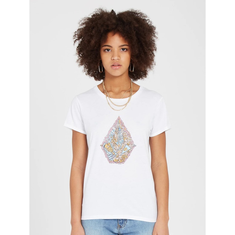 Camiseta Chica Volcom Radical Daze – White