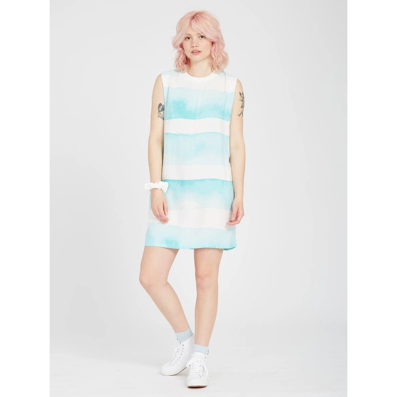Vestido Volcom Robe Stay Stripes – Pale Aqua