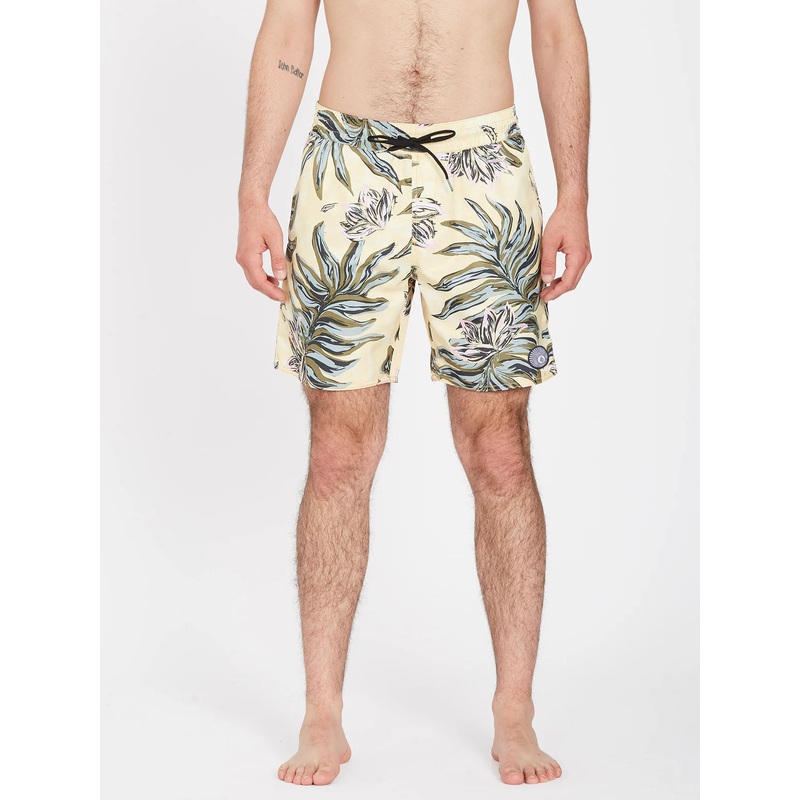 Baador Volcom Center Print Trunk 17 – Dawn Yellow