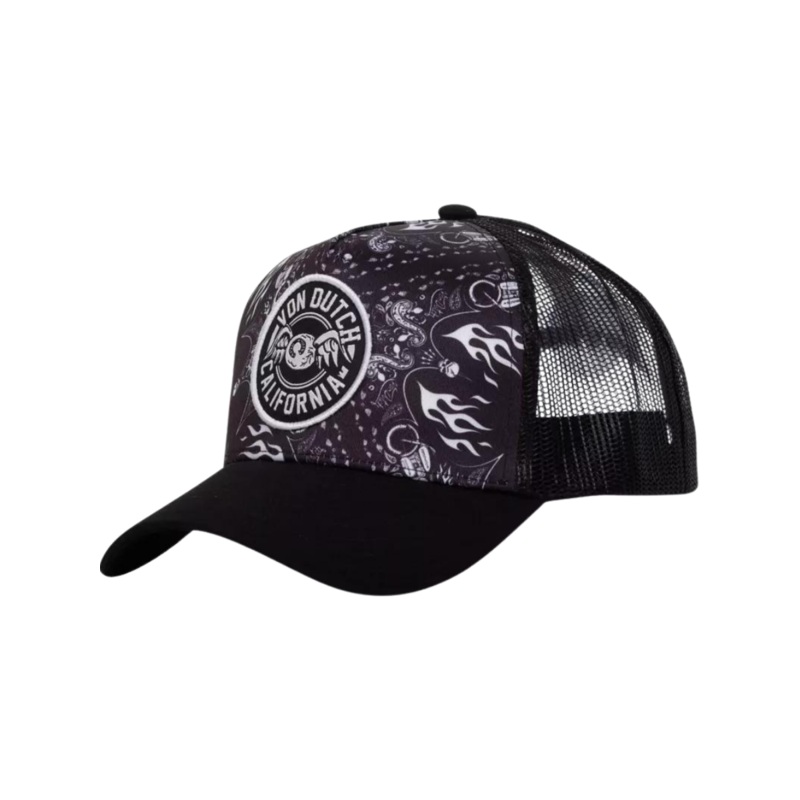 Gorra Von Dutch Trucker Snapback – Bandana Black