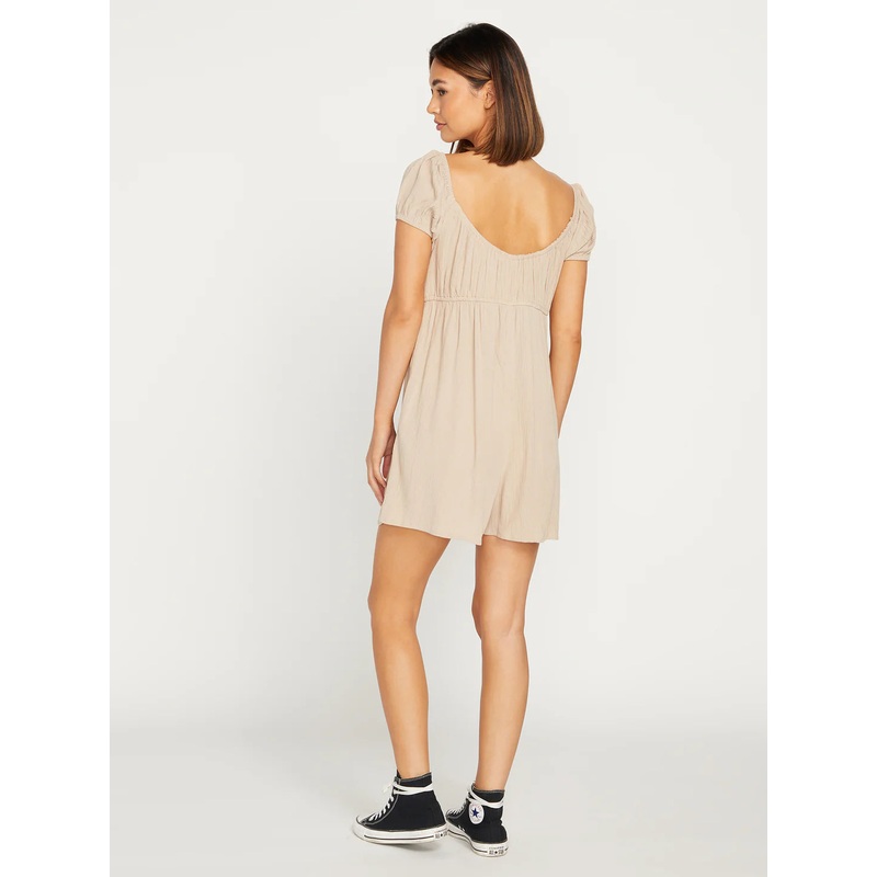 Mono Volcom Moonblast Romper – Taupe