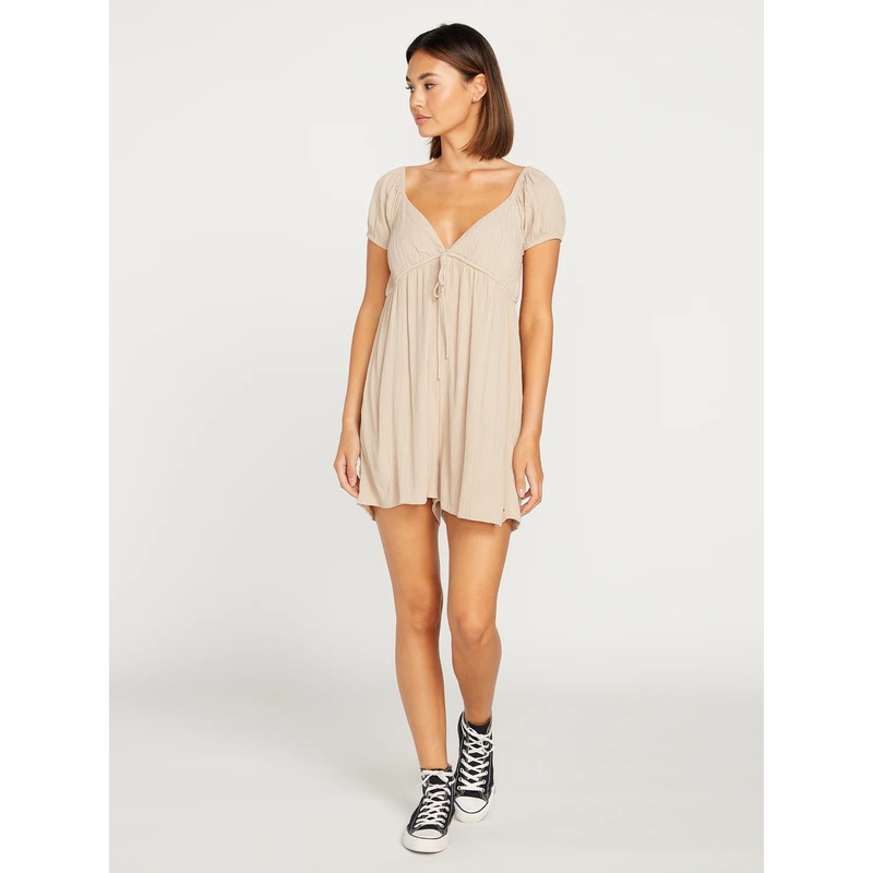Mono Volcom Moonblast Romper – Taupe