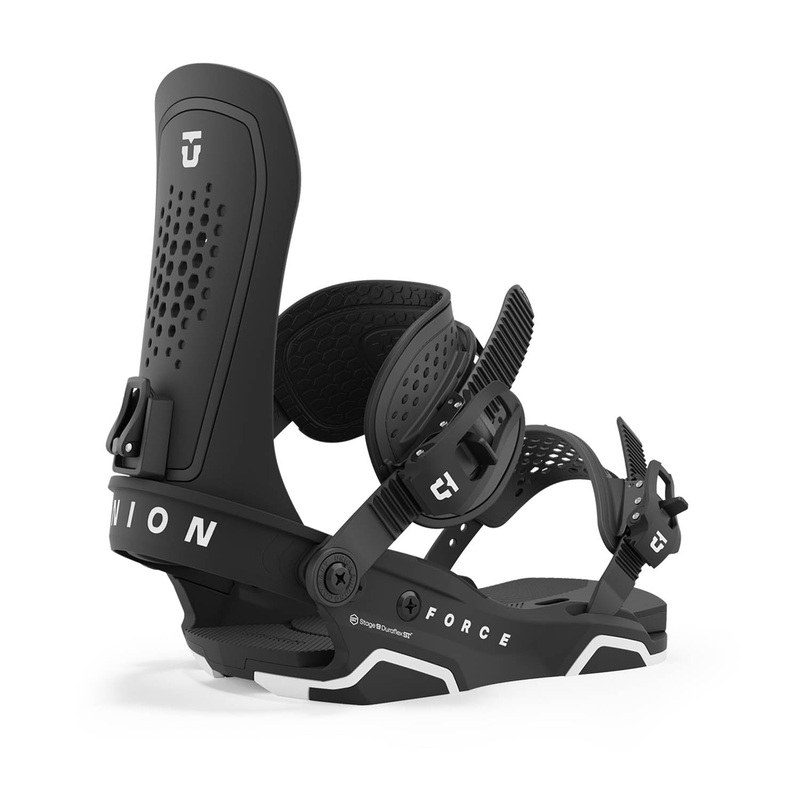 Force Snowboard Bindings 2024|Medium (UK 7-9)|Large (UK 9.5-12)|Black|Green