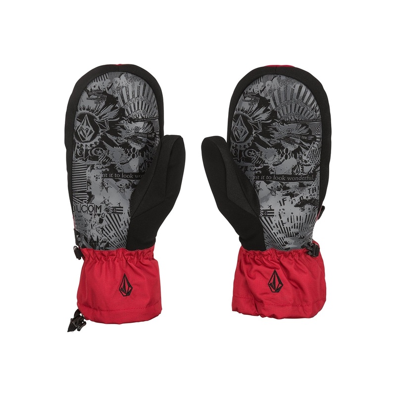 Stone Brighton Mittens|Small|Medium|Large|Red