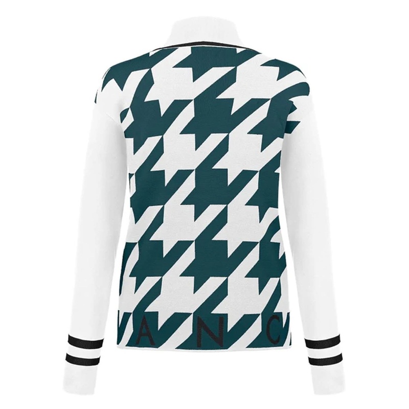 Poivre Blanc Knit Pullover|White/Ever Green|Gothic Blue|XS|S|M|L