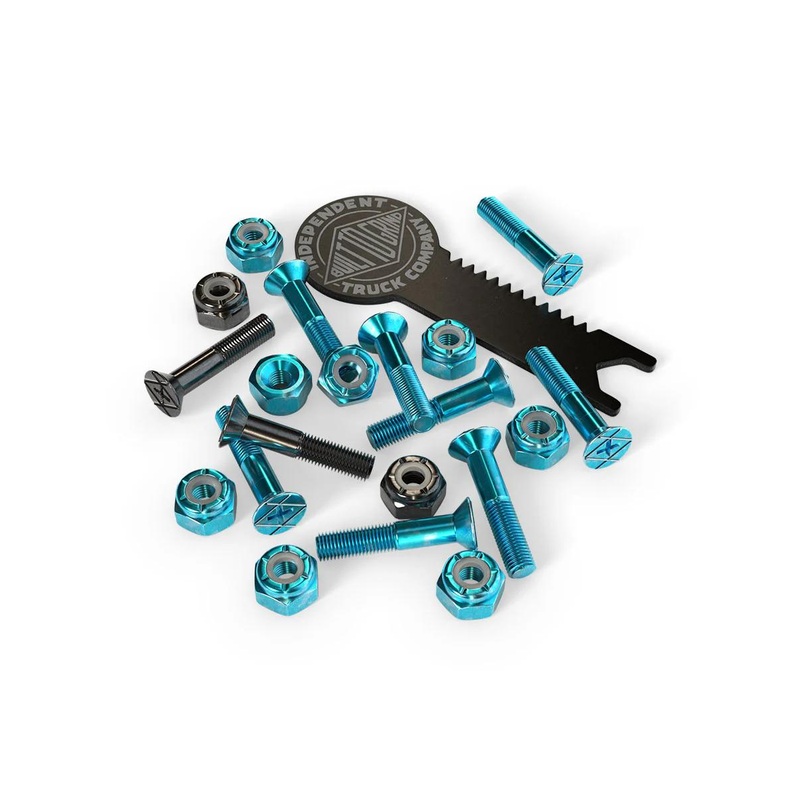 Tornillos skate Independent Phillips Blue/Black – 1