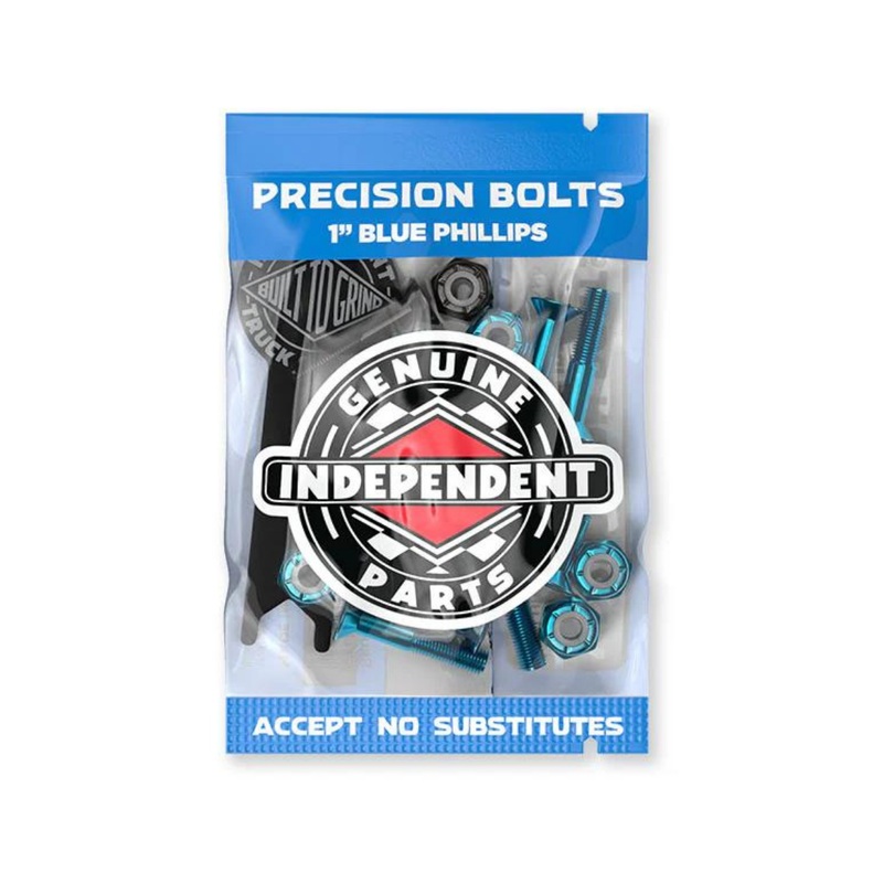 Tornillos skate Independent Phillips Blue/Black – 1