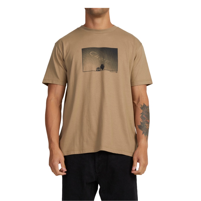 Camiseta RVCA Choose – Tobacco