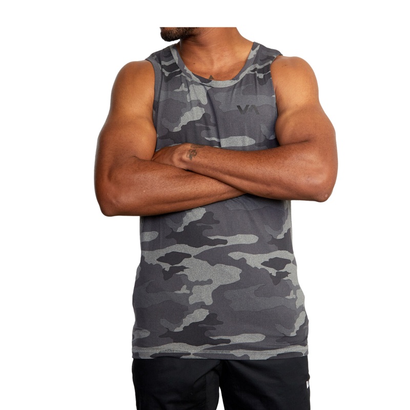 Camiseta sin mangas RVCA Sport Vent SL – Camo
