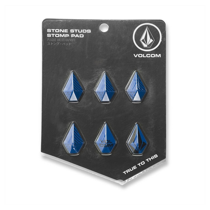 Stone Studs Stomp Pads|Black|Electric Blue