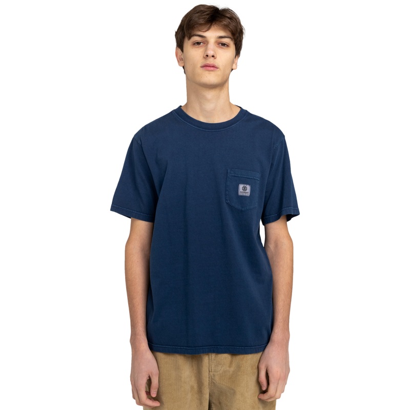 Camiseta de manga corta Element Skateboards Basic Pocket – Naval Academy
