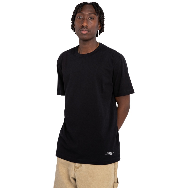 Camiseta de manga corta Element Skateboards Co – Flint Black