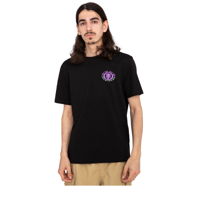 Camiseta de manga corta Element Skateboards Sandy – Flint Black
