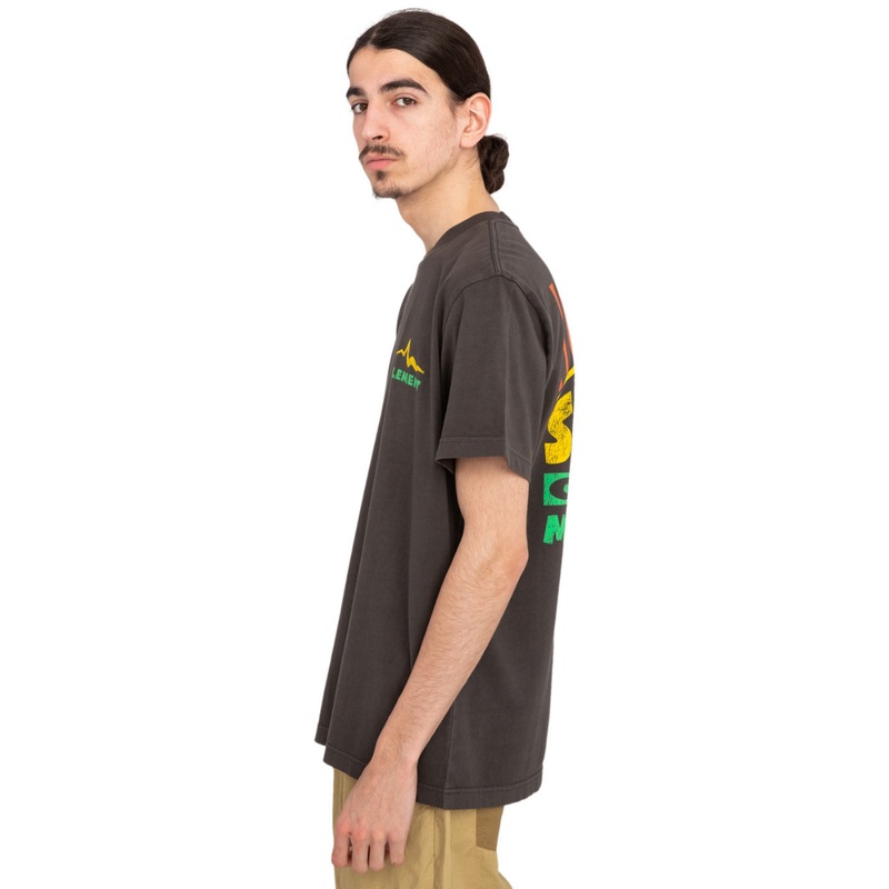 Camiseta de manga corta Element Skateboards Sounds of The Mountains – Off Black