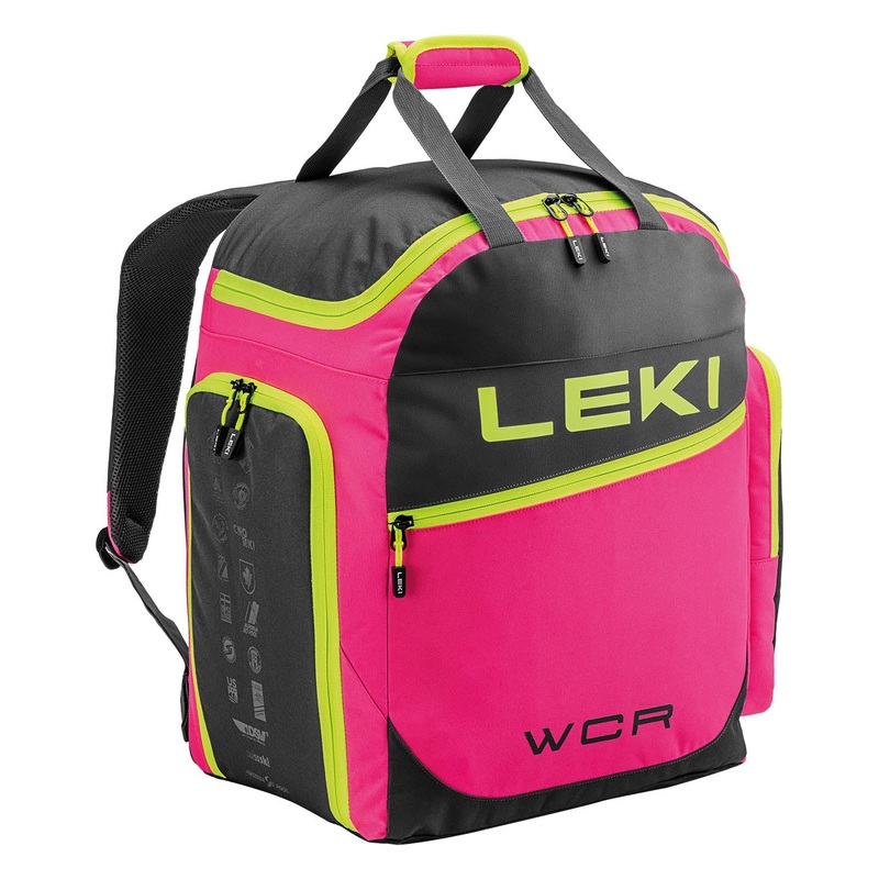 Ski Boot Bag WCR 60L Ski Bag|Denim/Poppy Red/Dawn Blue|Neon Pink/Black/Yellow