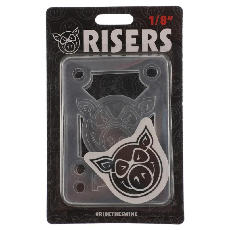 Elevadores skate Pig Piles Soft Risers 1/8 (Pack de 2)