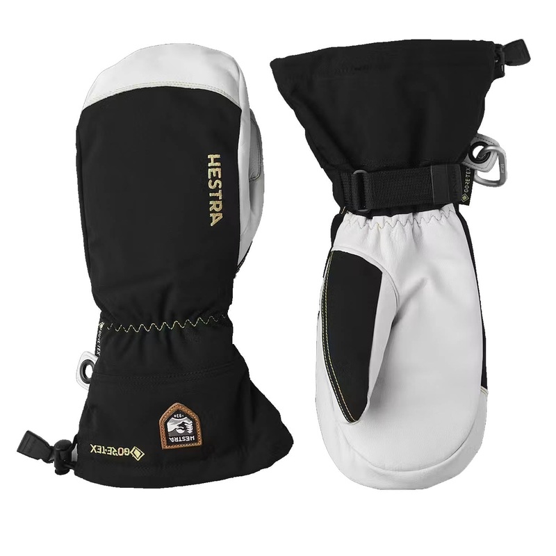Army Leather Gore-Tex Mitts|6 (Extra Small)|7 (Small)|8 (Medium)|9 (Large)|10 (Extra Large)|11 (XX Large)|Black / White