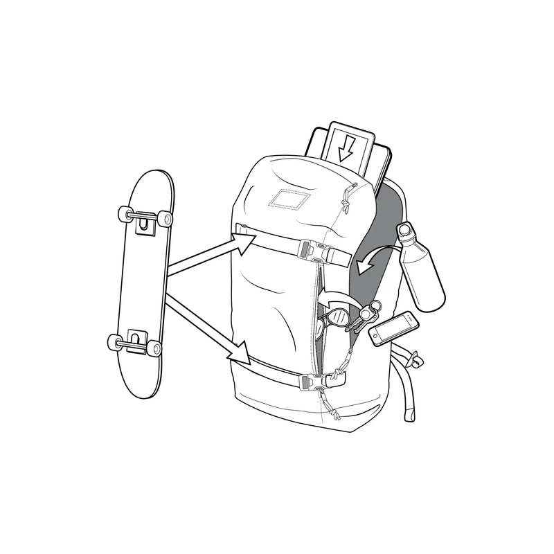Mochila Burton Kilo 2.0 27L – Peach Echo