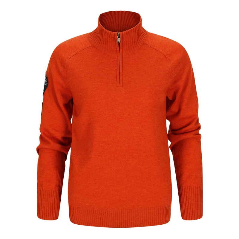 Womens Peak Half Zip|Iron Rust|Oatmeal|Small|Medium|Large