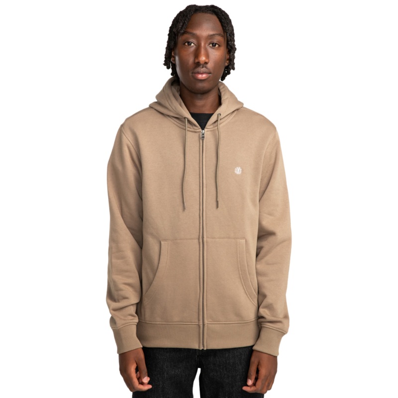 Sudadera con Capucha y Cremallera Element Cornell Classic – Walnut