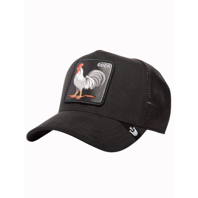 Gorra Trucker Goorin Bros The Suede Rooster (Cock) – Black