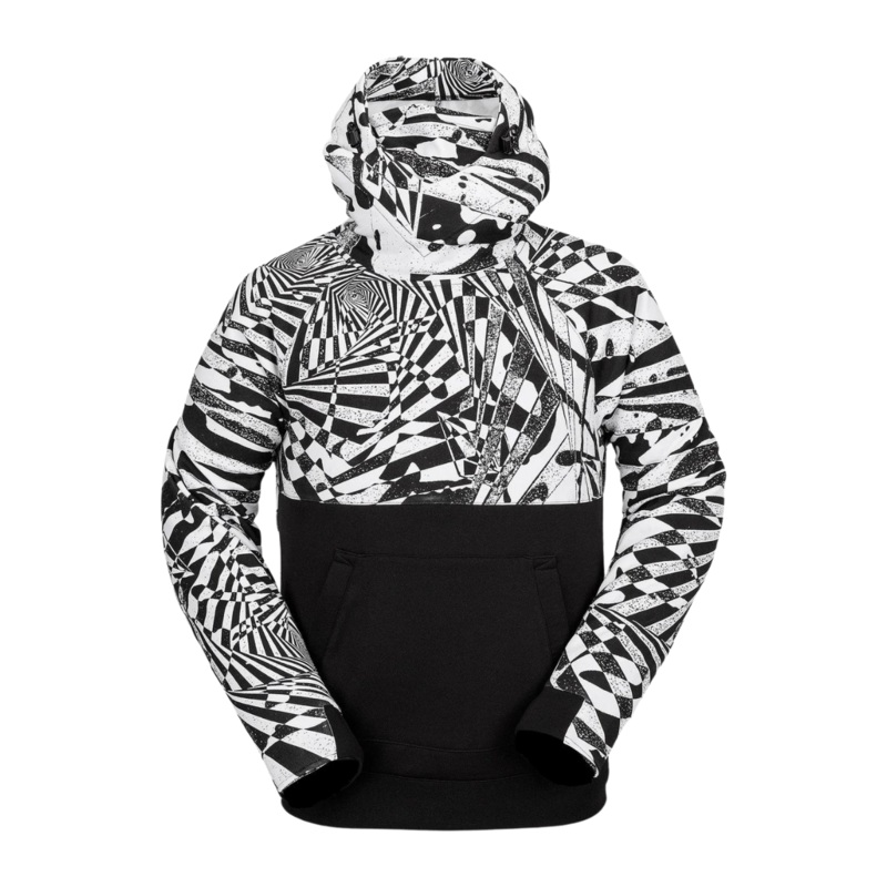 Sudadera Tcnica con capucha Volcom Hydro Riding – Black White