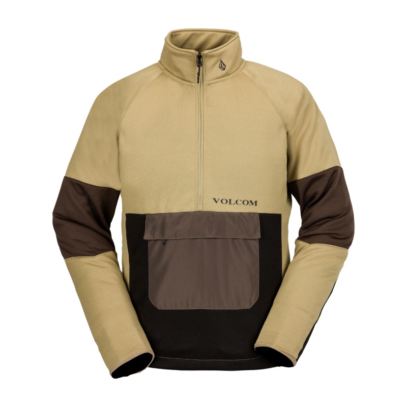 Sudadera Tecnica Volcom Tech Fleece Pullover – Dark Khaki