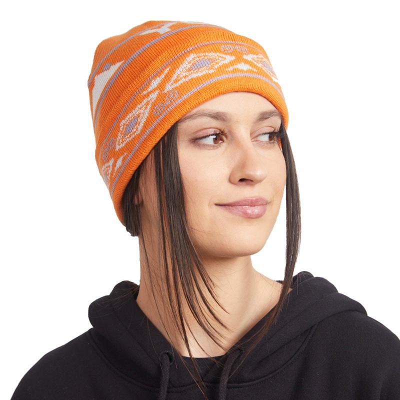 Mountain Vibes Beanie|One Size|Orange|Purple Haze
