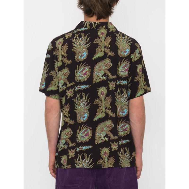 Camisa Manga Corta Tetsunori – Black