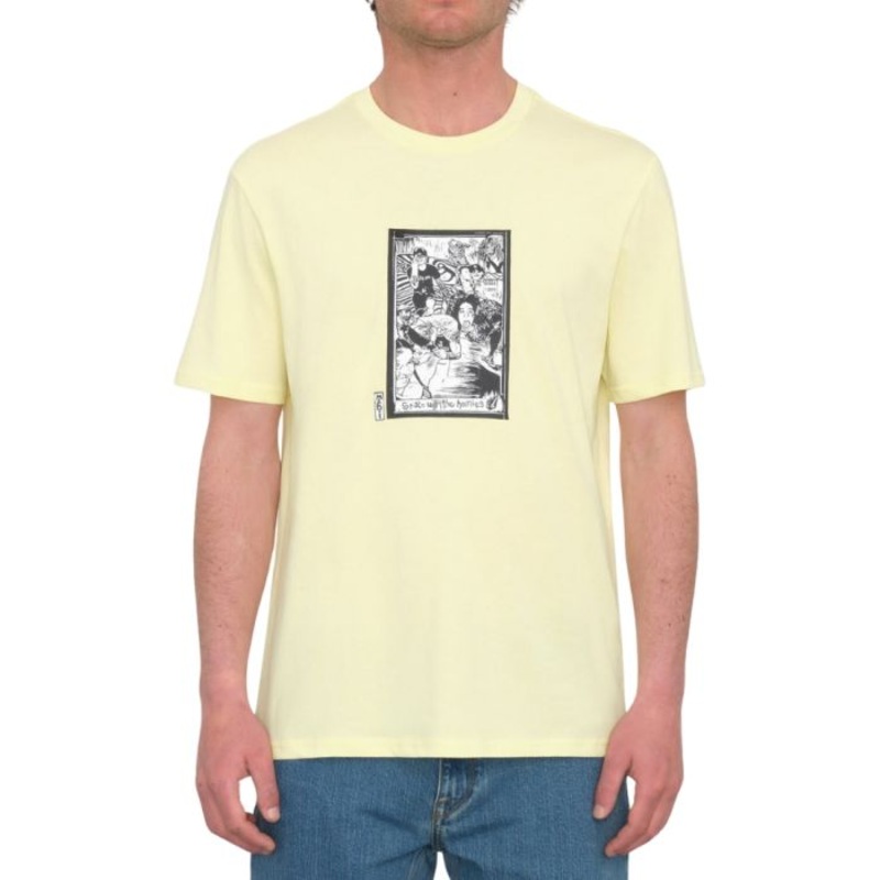 Camiserta Manga Corta Volcom Maditi Bsc Sst – Aura Yellow