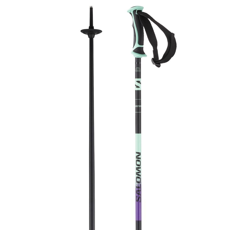 Shiva Ski Poles|120cm|Black/Beach Glass