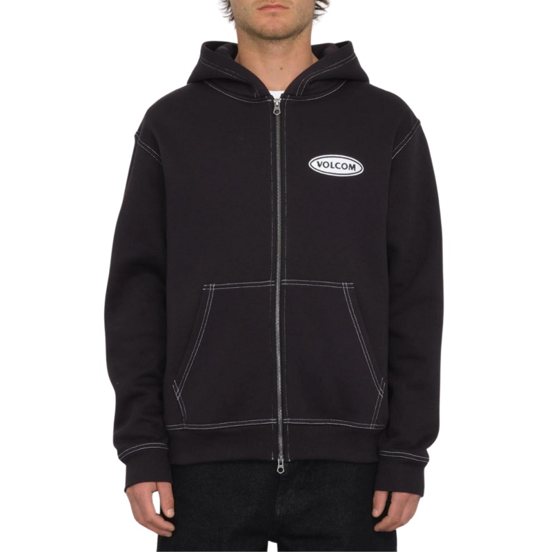 Sudadera Volcom Workard Zip – Black