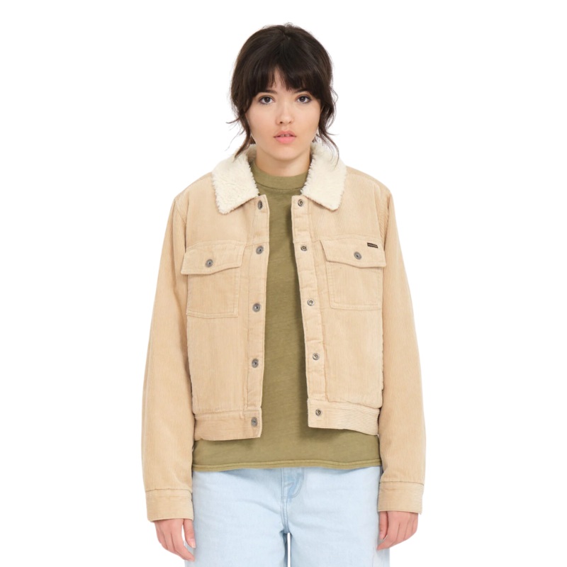 Cazadora de Pana Mujer Volcom Radstone – Khaki